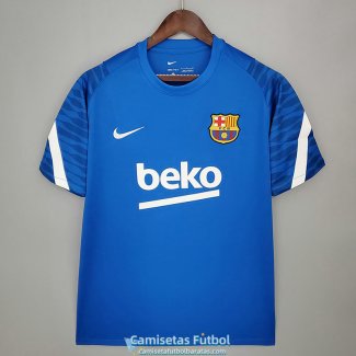 Camiseta Barcelona Training Blue II 2021/2022
