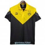 Camiseta Borussia Dortmund Polo Black Yellow 2020-2021