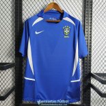 Camiseta Brasil Retro Segunda Equipacion 2002 2003
