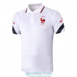 Camiseta Francia Polo White 2020-2021