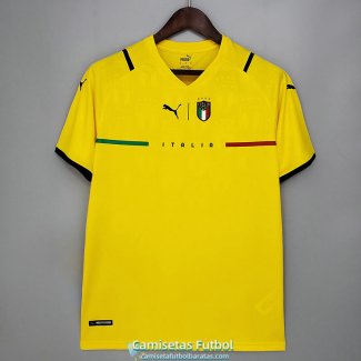 Camiseta Italia Portero Yellow 2021/2022