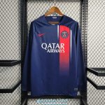 Camiseta Manga Larga PSG Primera Equipacion 2023/2024