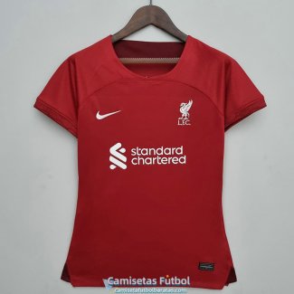 Camiseta Mujer Liverpool Primera Equipacion 2022/2023