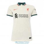 Camiseta Mujer Liverpool Segunda Equipacion 2021/2022
