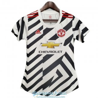 Camiseta Mujer Manchester United Tercera Equipacion 2020-2021