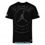 Camiseta PSG x Jordan Training Black Big Logo 2020-2021