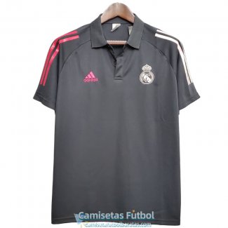 Camiseta Real Madrid Polo Black 2020-2021