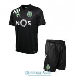 Camiseta Sporting Lisboa Ninos Segunda Equipacion 2020-2021