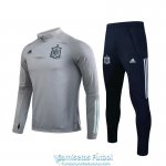 Espana Sudadera De Entrenamiento Grey + Pantalon 2020-2021