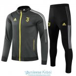 Juventus Chaqueta Grey + Pantalon Black 2021/2022