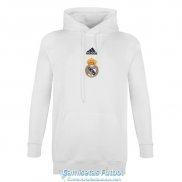 Real Madrid Sudadera Capucha White 2020/2021