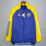 Boca Juniors Chaqueta Rompevientos Blue Yellow 2021/2022
