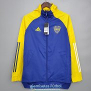 Boca Juniors Chaqueta Rompevientos Blue Yellow 2021/2022