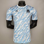 Camiseta Authentic Olympique Marseille Tracksuit Blue 2021/2022