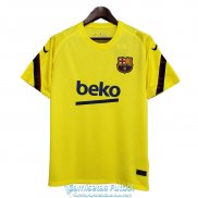 Camiseta Barcelona Training Yellow 2020-2021