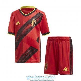 Camiseta Belgica Ninos Primera Equipacion EURO 2020