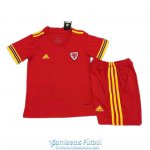 Camiseta Gales Ninos Primera Equipacion EURO 2020
