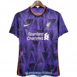 Camiseta Liverpool Training Purple Black 2020/2021