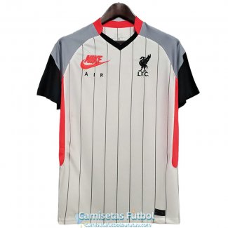 Camiseta Liverpool White 2020/2021