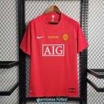 Camiseta Manchester United Retro Primera Equipacion 2007 2008