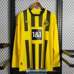 Camiseta Manga Larga Borussia Dortmund Primera Equipacion 2022/2023