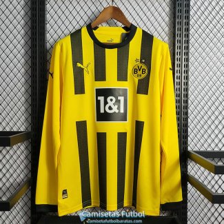 Camiseta Manga Larga Borussia Dortmund Primera Equipacion 2022/2023
