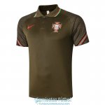 Camiseta Portugal Polo Deep Green 2020-2021