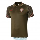 Camiseta Portugal Polo Deep Green 2020-2021