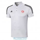Camiseta Sport Club Internacional Polo Light Grey 2020-2021