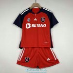 Camiseta Universidad De Chile Ninos Segunda Equipacion 2023/2024