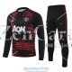 Manchester United Sudadera De Entrenamiento Black Red + Pantalon 2020-2021