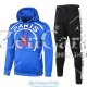 PSG x JORDAN Sudadera Capucha Blue + Pantalon Black 2020-2021