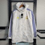 Real Madrid Chaqueta Rompevientos White II 2023/2024