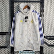 Real Madrid Chaqueta Rompevientos White II 2023/2024