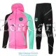 Barcelona Chaqueta Capucha Pink + Pantalon 2020/2021