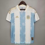 Camiseta Argentina Commemorative Edition White Blue 2021/2022