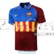 Camiseta Barcelona Polo Blue Red 2020-2021