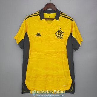 Camiseta Flamengo Portero Yellow 2021/2022