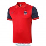 Camiseta Francia Polo Red 2020-2021