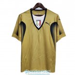 Camiseta Italia Retro 2006 Golden