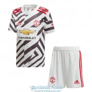 Camiseta Manchester United Ninos Tercera Equipacion 2020-2021