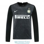 Camiseta Manga Larga Inter Milan Portero Black 2020/2021