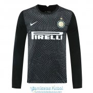 Camiseta Manga Larga Inter Milan Portero Black 2020/2021