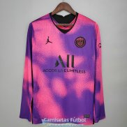 Camiseta Manga Larga PSG x Jordan Fourth 2020/2021