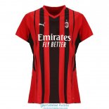 Camiseta Mujer AC Milan Primera Equipacion 2021/2022