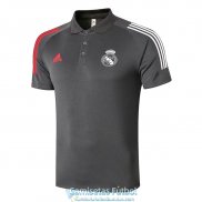 Camiseta Real Madrid Polo Grey 2020-2021