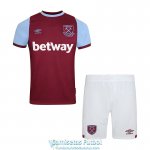 Camiseta West Ham United Ninos Primera Equipacion 2020-2021