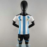 Camiseta Argentina Ninos Primera Equipacion 2022/2023
