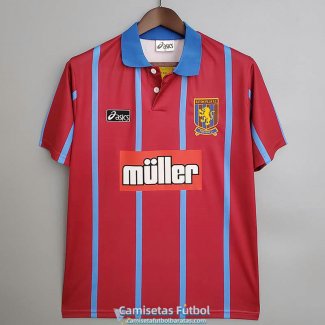 Camiseta Aston Villa Retro Primera Equipacion 1993/1995