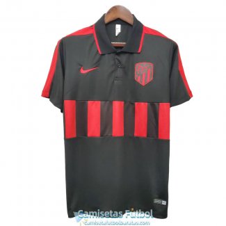 Camiseta Atletico De Madrid Polo Black 2020-2021